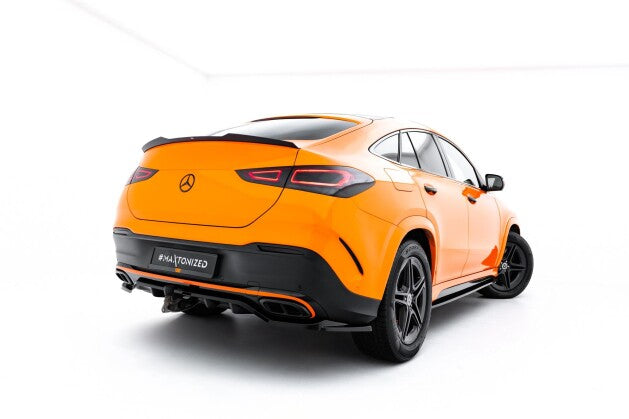 Diffusor Heckansatz V.2 passend für Mercedes-Benz GLE Coupe AMG-Line C167 / C167 Facelift schwarz Hochglanz