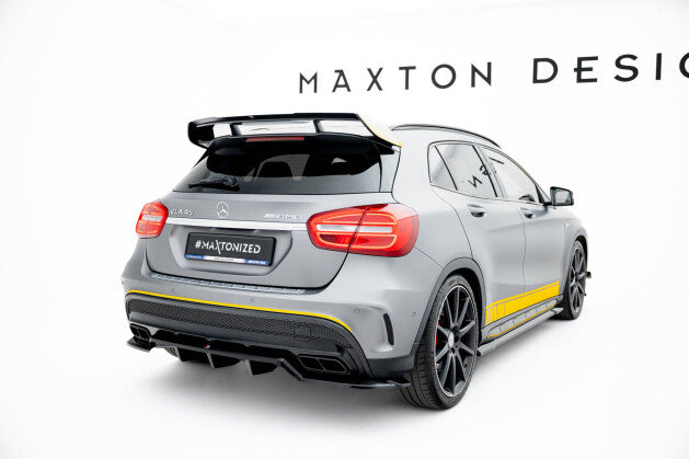 Diffusor Heckansatz V.2 passend für Mercedes GLA 45 AMG X156 schwarz Hochglanz
