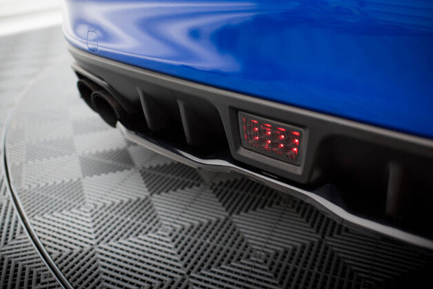 Diffusor Heckansatz V.2 passend für Subaru WRX STI Mk1 schwarz Hochglanz