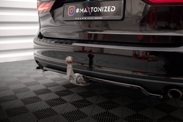Diffusor Heckansatz V.2 passend für Volvo V90 Mk2 schwarz Hochglanz