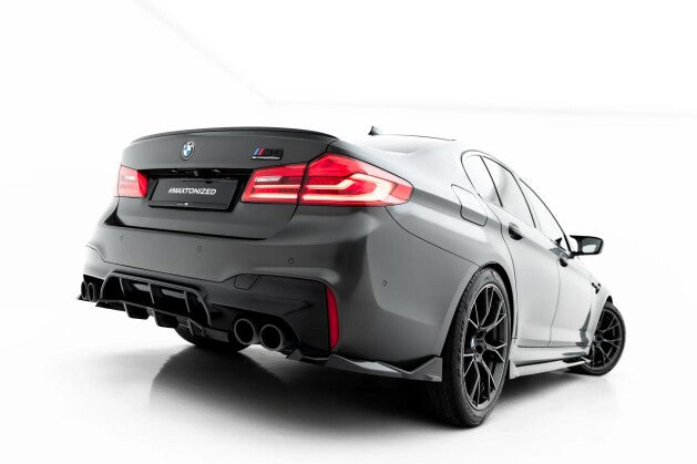 Diffusor passend für BMW M5 F90 / F90 Facelift schwarz Hochglanz