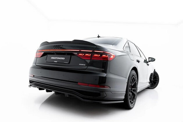 Diffusor RACE passend für Audi A8 S-Line Long D5 Facelift schwarz Hochglanz