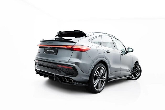 Diffusor RACE passend für Audi SQ5 Sportback / SUV Mk3 schwarz Hochglanz