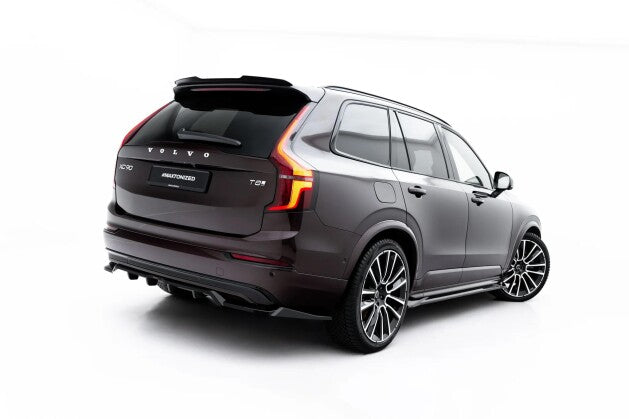 Diffusor RACE passend für Volvo XC90 Mk2 Facelift 2 schwarz Hochglanz