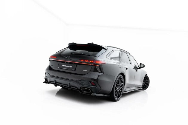 Diffusor RACE V.3 passend für Audi A6 S-Line C9 schwarz Hochglanz