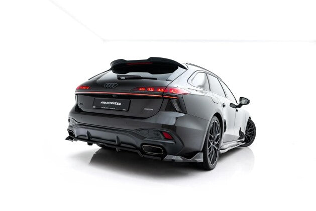 Diffusor RACE V.4 passend für Audi A6 S-Line C9 schwarz Hochglanz