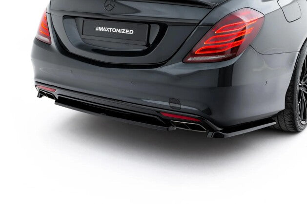 Diffusor V.2 passend für Mercedes-Benz S AMG-Line W222 schwarz Hochglanz
