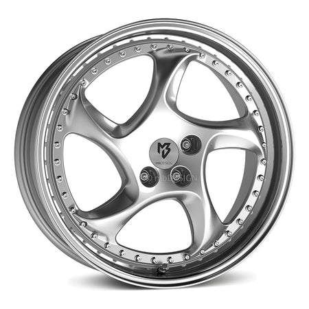 mbDESIGN TURBO S silber glänzend voll poliert