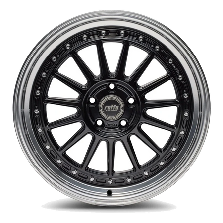 Raffa Wheels RF-04 Glossy Black Polished Lip