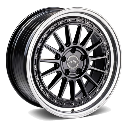 Raffa Wheels RF-04 Glossy Black Polished Lip