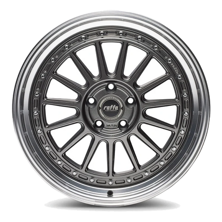 Raffa Wheels RF-04 Grey Polished Lip