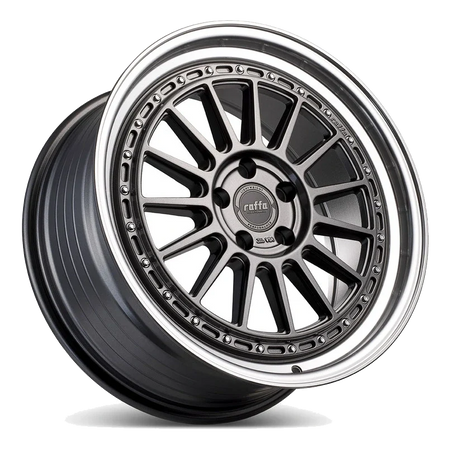 Raffa Wheels RF-04 Grey Polished Lip