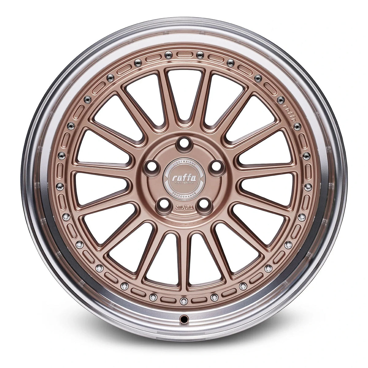 Raffa Wheels RF-04 Rosegold Polished Lip