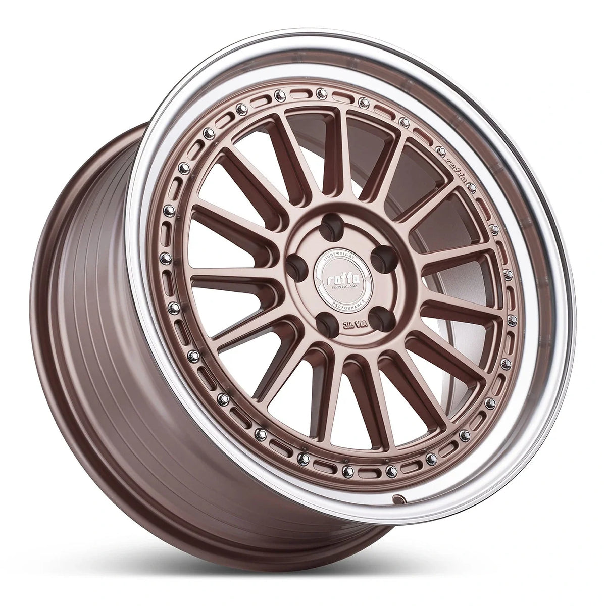 Raffa Wheels RF-04 Rosegold Polished Lip