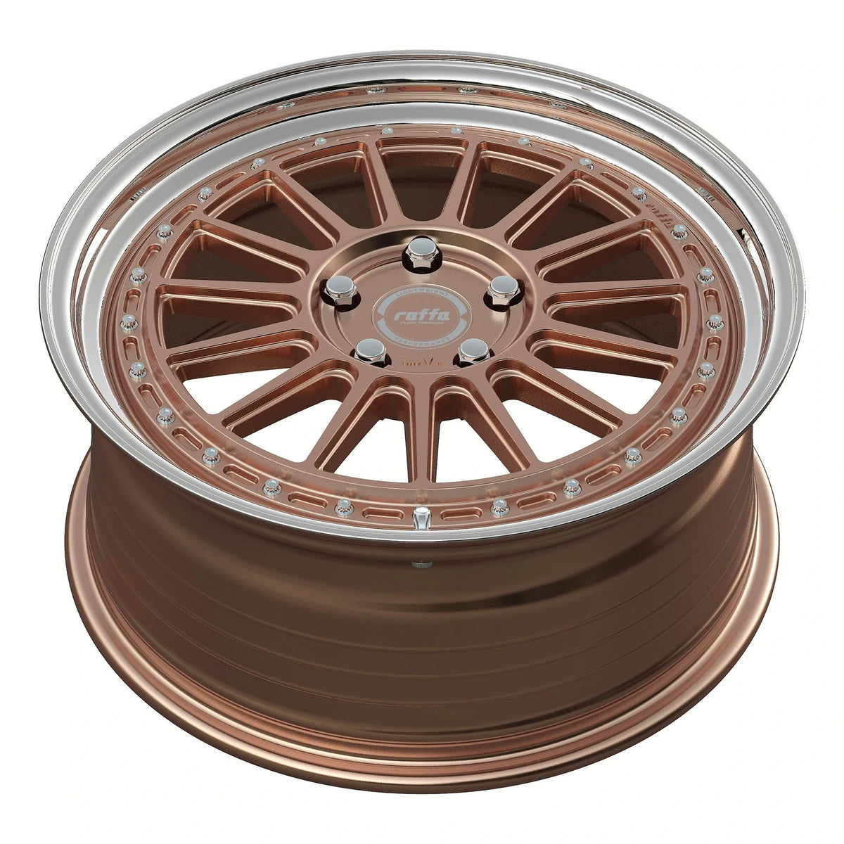 Raffa Wheels RF-04 Rosegold Polished Lip