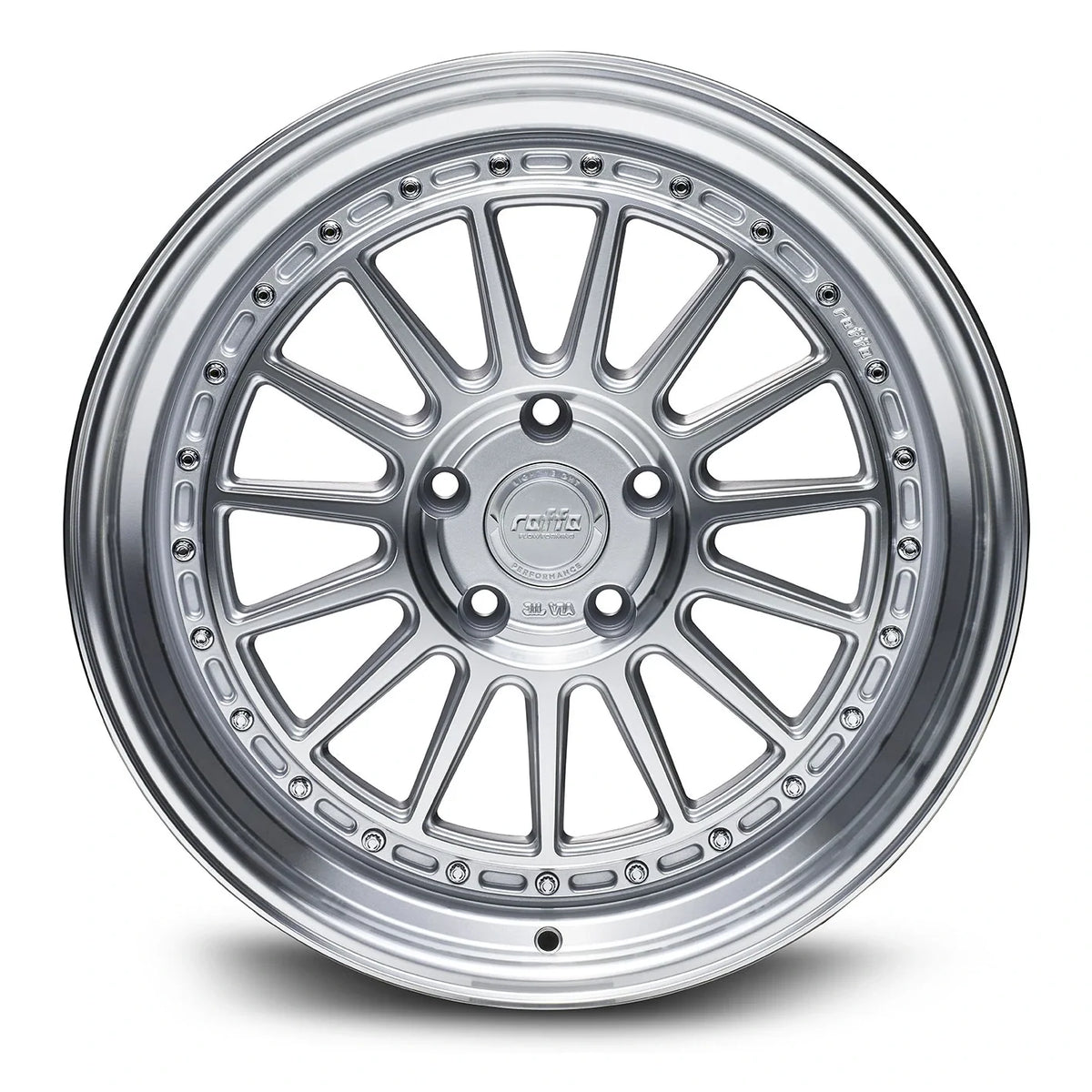 Raffa Wheels RF-04 Silver Polished Lip