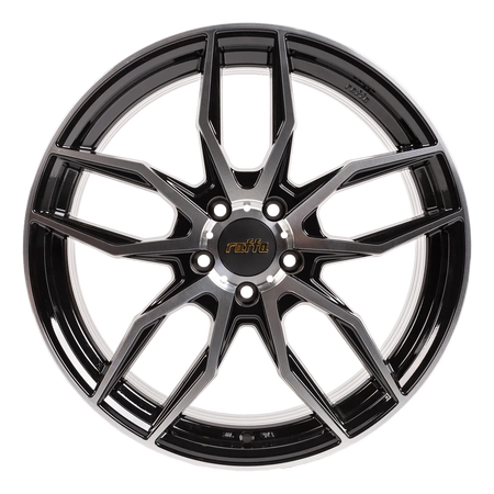 Raffa Wheels RS-04 Black Glossy Polished Face