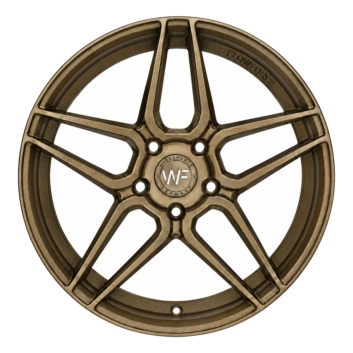Wheelforce CF.1-FF Satin Bronze Frontansicht