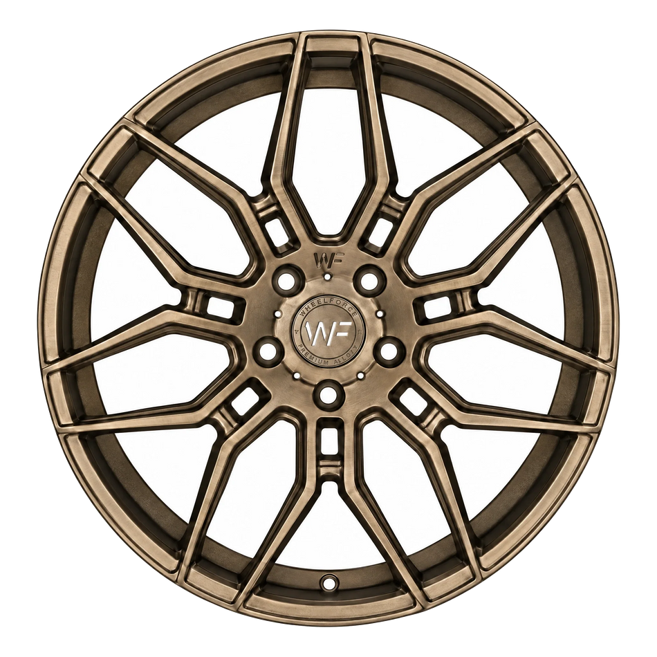 Wheelforce CF.2-FF Brushed Bronze Frontansicht