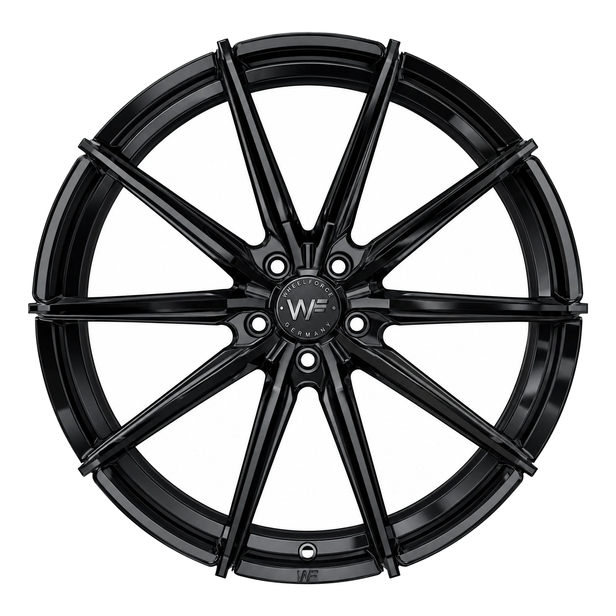 Wheelforce CF.3-FF Deep Black Frontansicht