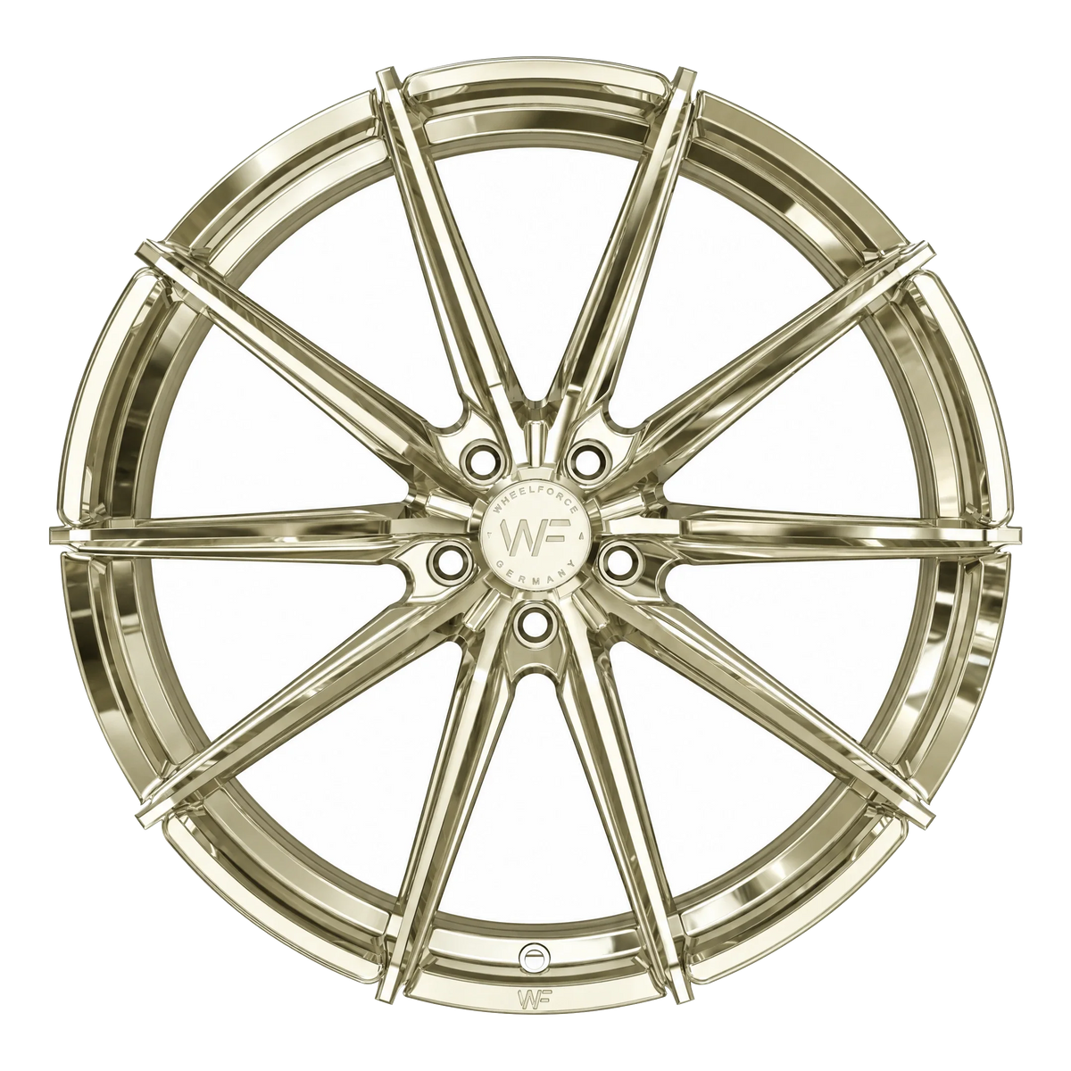Wheelforce CF.3-FF Light Gold Frontansicht