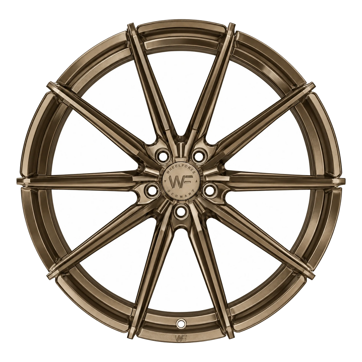 Wheelforce CF.3-FF Satin Bronze Frontansicht