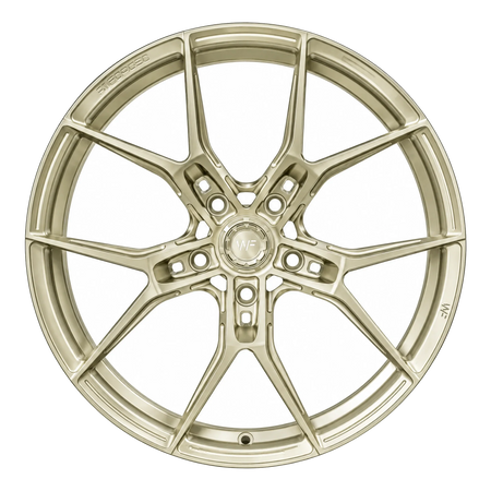 Wheelforce R1 Light Gold Frontansicht
