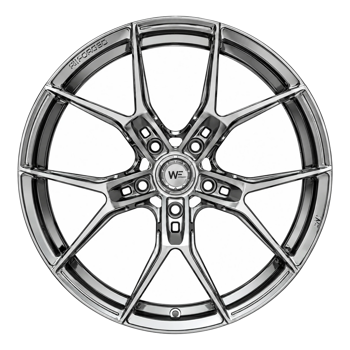 Wheelforce R1 Rhodium FC RS3 8V/TTRS Edition Frontansicht