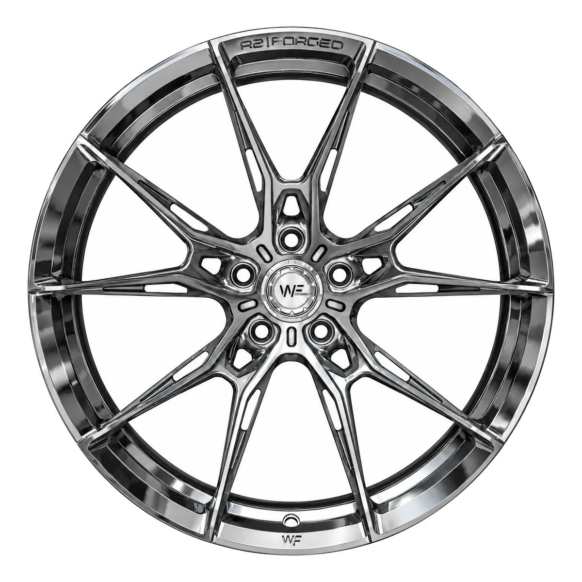 Wheelforce R2 Rhodium FC RS3 8V/TTRS Edition Frontansicht