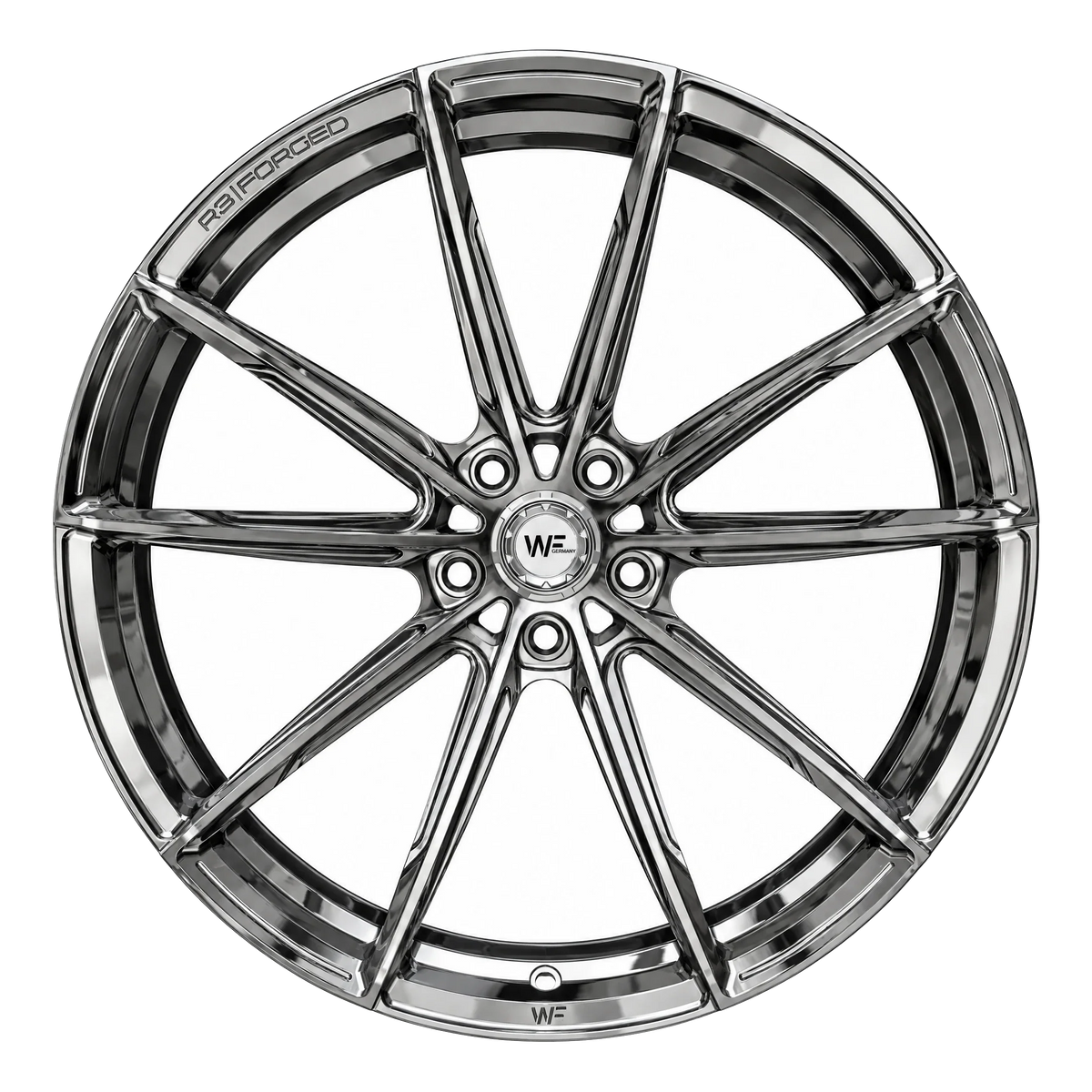 Wheelforce R3 Rhodium Frontansicht