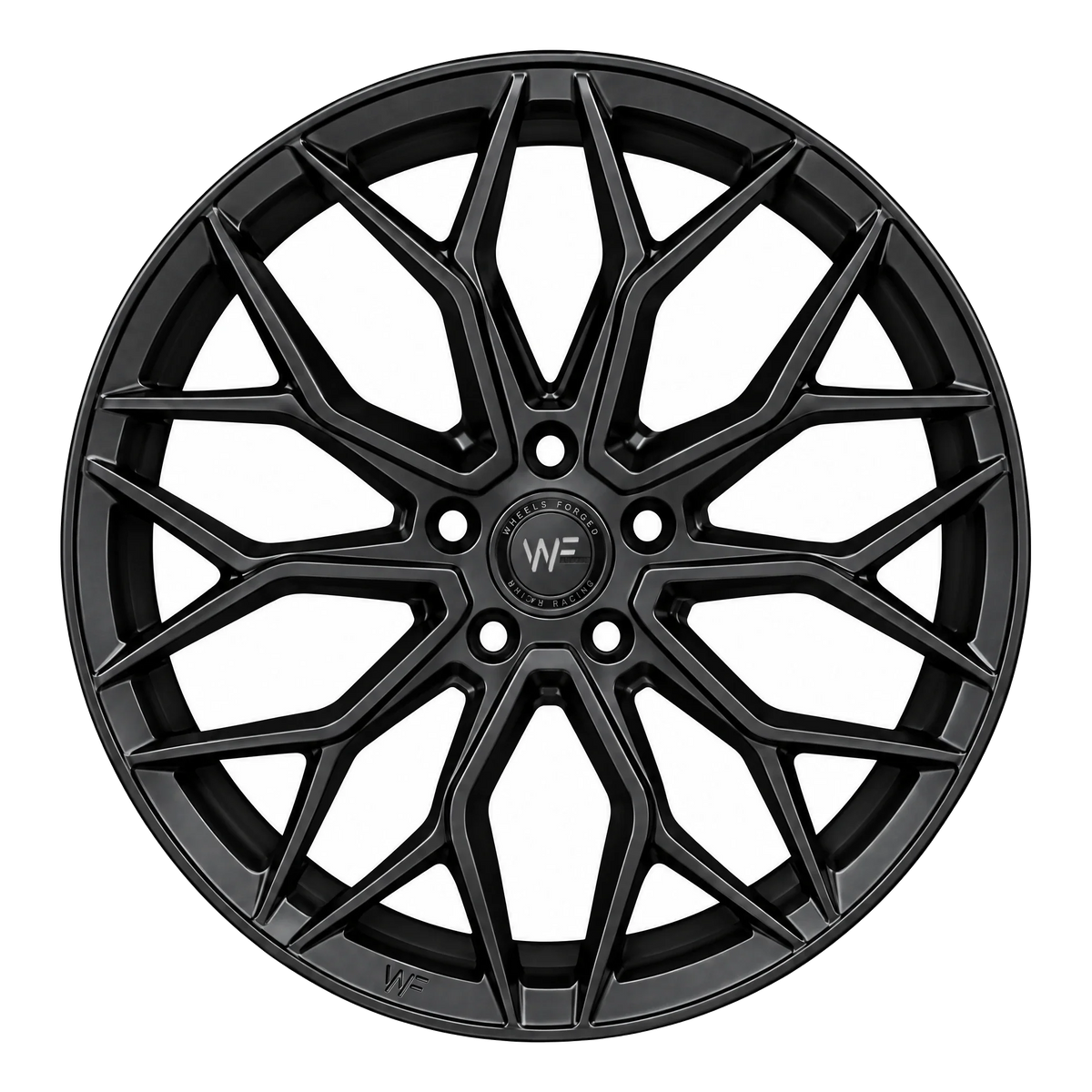 Wheelforce SL.1-FF Deep Black Frontansicht