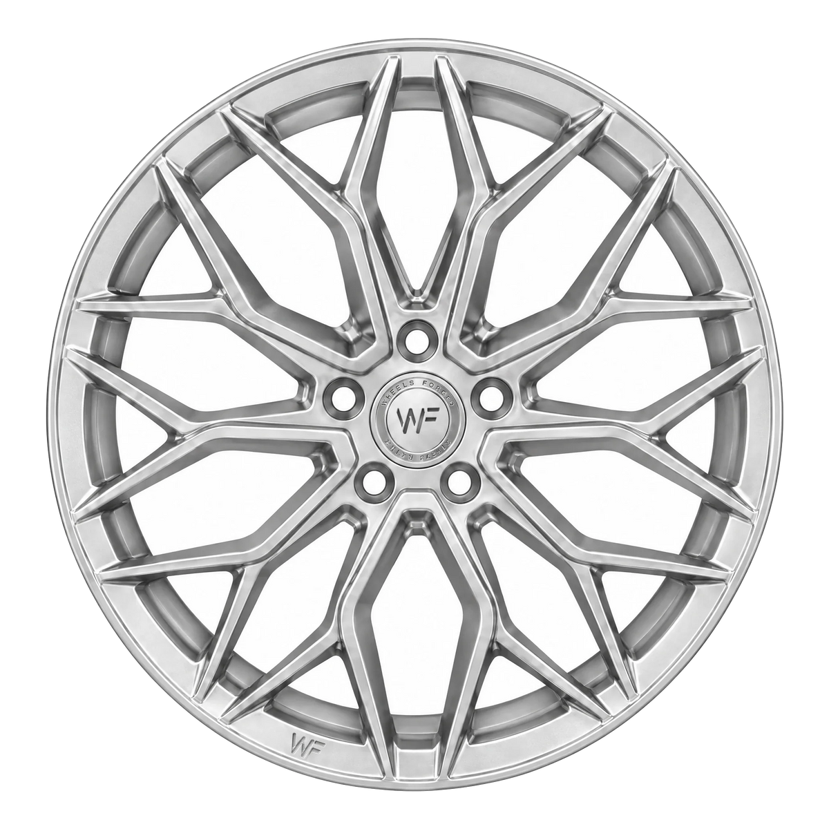 Wheelforce SL.1-FF Frozen Silver Frontansicht