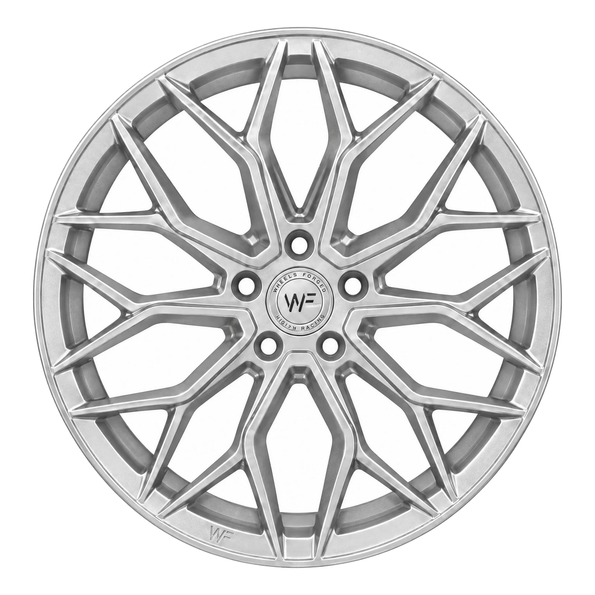 Wheelforce SL.1-FF Sparkling Silver Matt Frontansicht