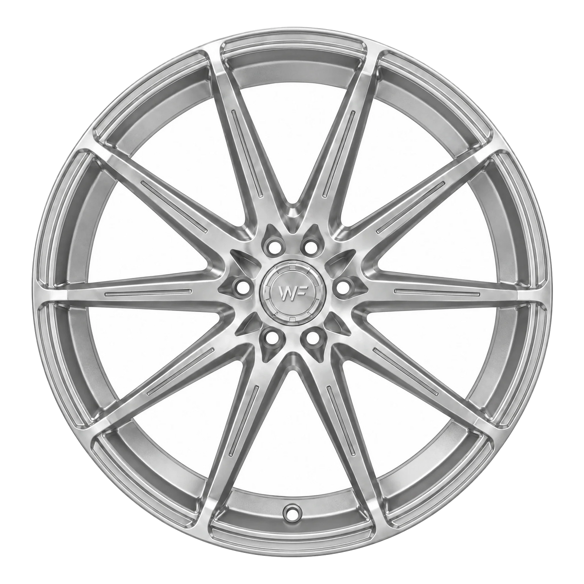 Wheelforce SL.2-FF Frozen Silver Frontansicht