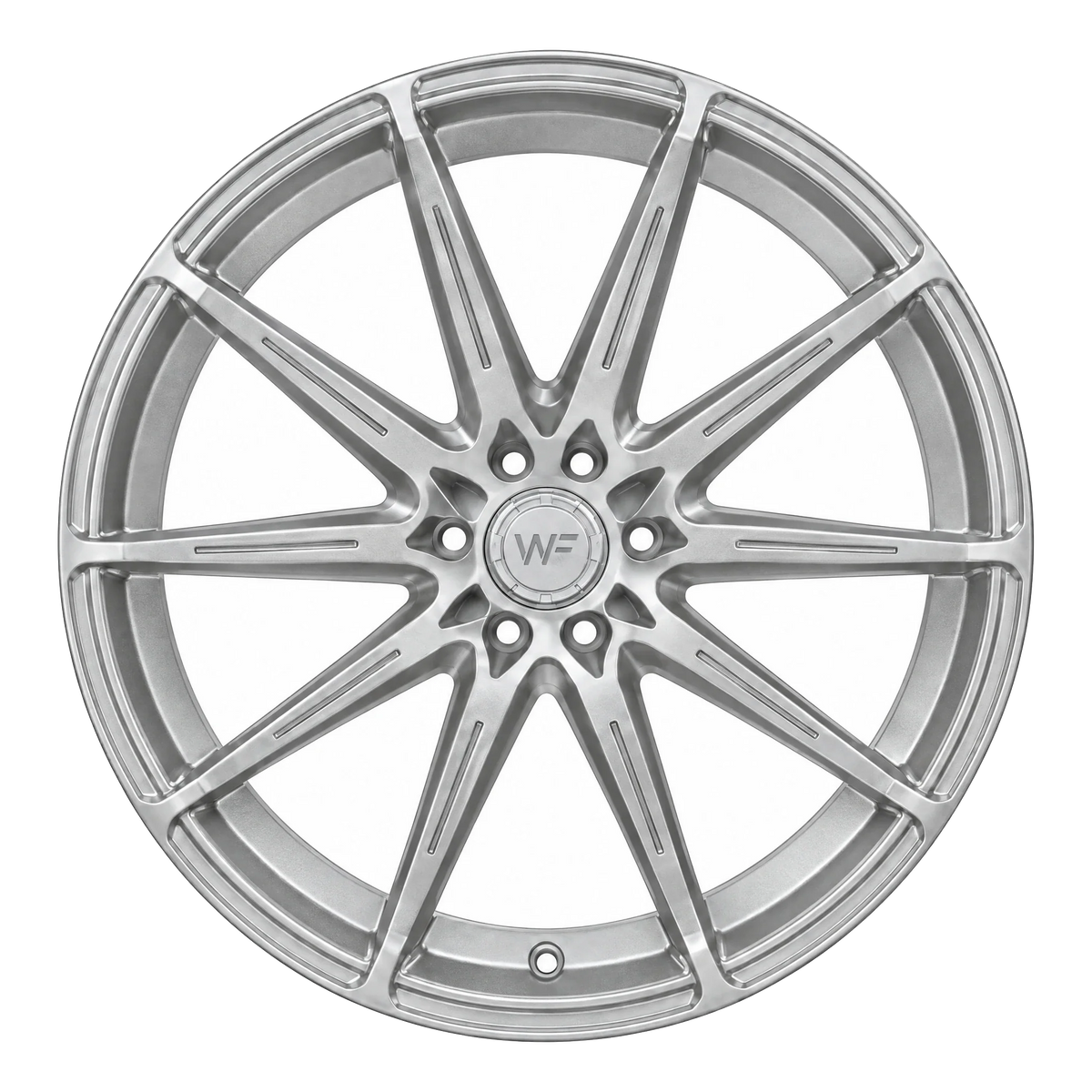 Wheelforce SL.2-FF Sparkling Silver Matt Custom Made Frontansicht