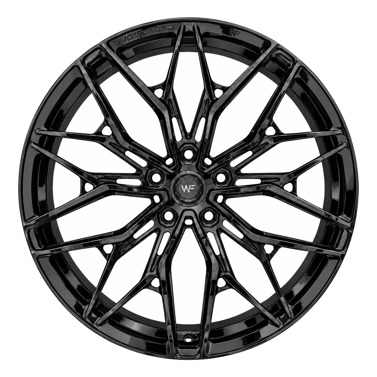 Wheelforce XH.EVO Piano Black Frontansicht