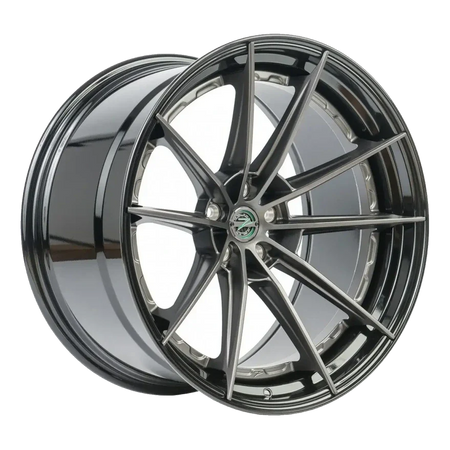 Z-Performance ZP.MODULAR 1 | SUPER DEEP CONCAVE Matte Gunmetal Center - Gloss Black Lip