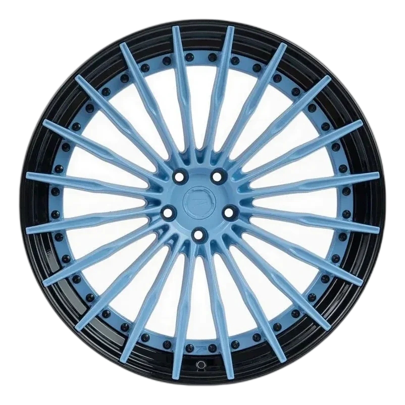 Z-Performance ZP.MODULAR 2 | DEEP CONCAVE Baby Blue Center - Gloss Black Lip