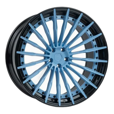 Z-Performance ZP.MODULAR 2 | DEEP CONCAVE Baby Blue Center - Gloss Black Lip