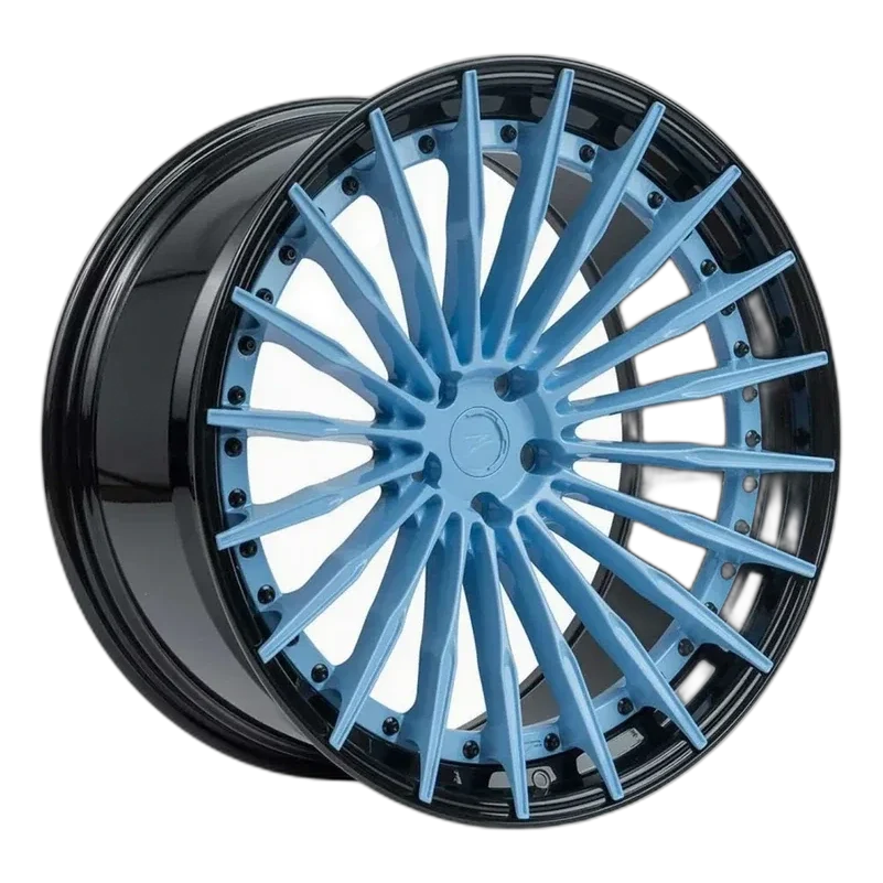 Z-Performance ZP.MODULAR 2 | DEEP CONCAVE Baby Blue Center - Gloss Black Lip