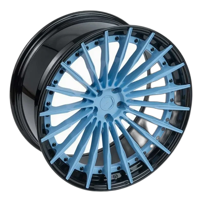 Z-Performance ZP.MODULAR 2 | DEEP CONCAVE Baby Blue Center - Gloss Black Lip
