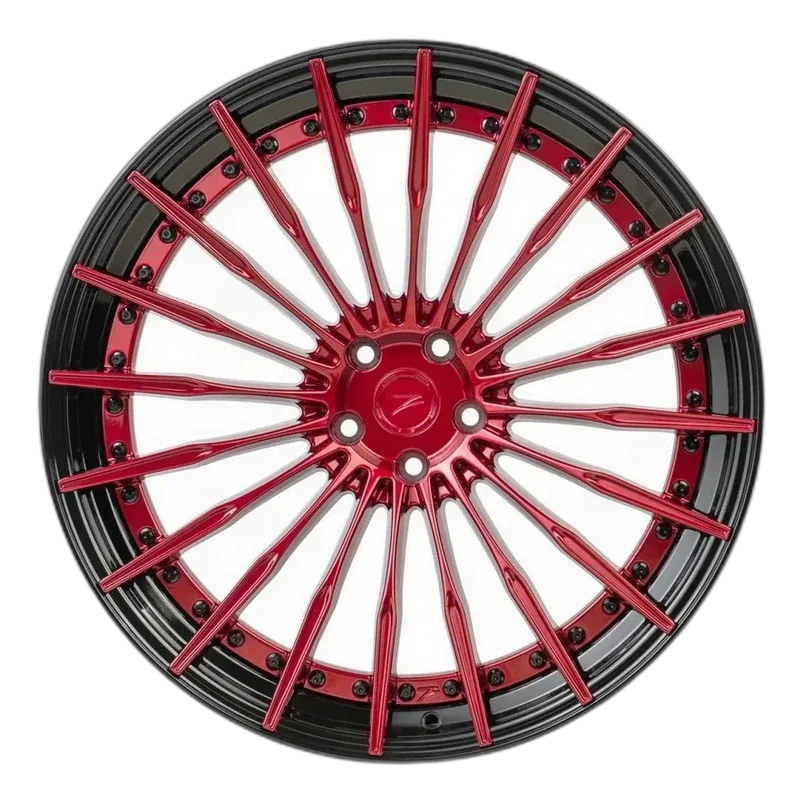 Z-Performance ZP.MODULAR 2 | DEEP CONCAVE Blood Red Center - Gloss Black Lip
