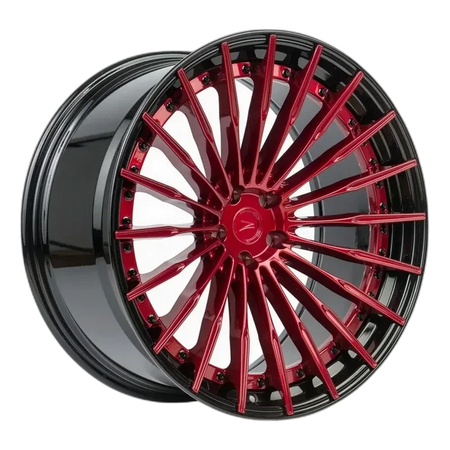 Z-Performance ZP.MODULAR 2 | DEEP CONCAVE Blood Red Center - Gloss Black Lip