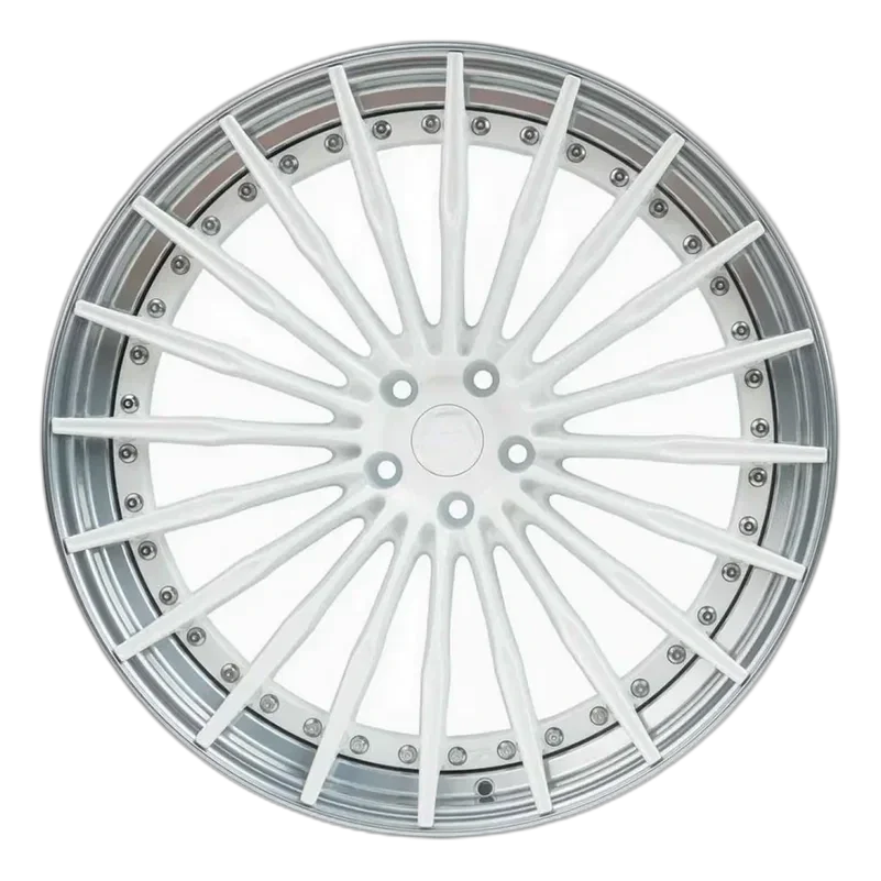 Z-Performance ZP.MODULAR 2 | DEEP CONCAVE Pure White Center - Pure Aluminium Lip