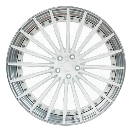 Z-Performance ZP.MODULAR 2 | DEEP CONCAVE Pure White Center - Pure Aluminium Lip