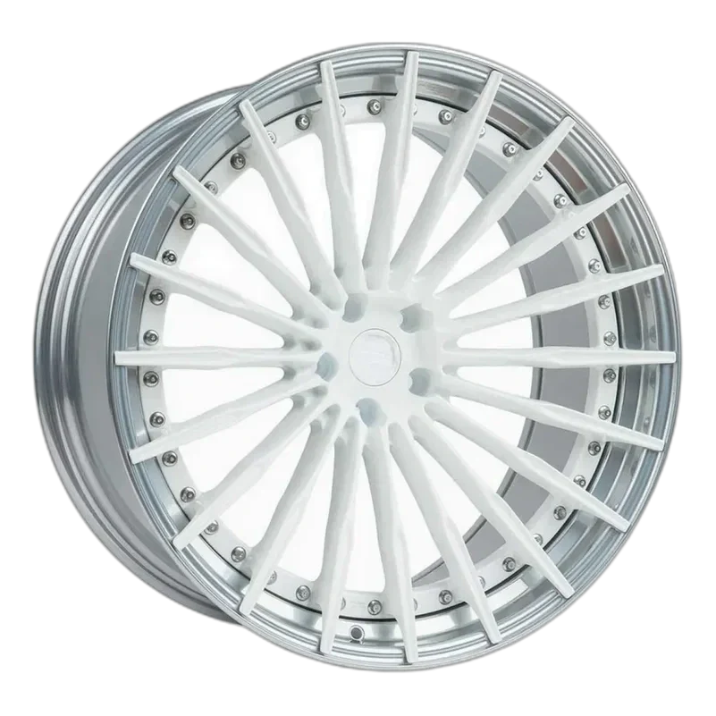 Z-Performance ZP.MODULAR 2 | DEEP CONCAVE Pure White Center - Pure Aluminium Lip