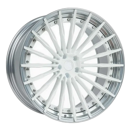 Z-Performance ZP.MODULAR 2 | DEEP CONCAVE Pure White Center - Pure Aluminium Lip