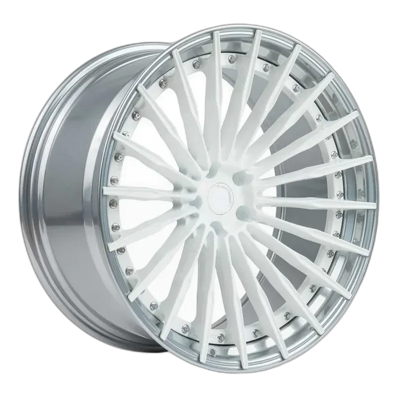 Z-Performance ZP.MODULAR 2 | DEEP CONCAVE Pure White Center - Pure Aluminium Lip