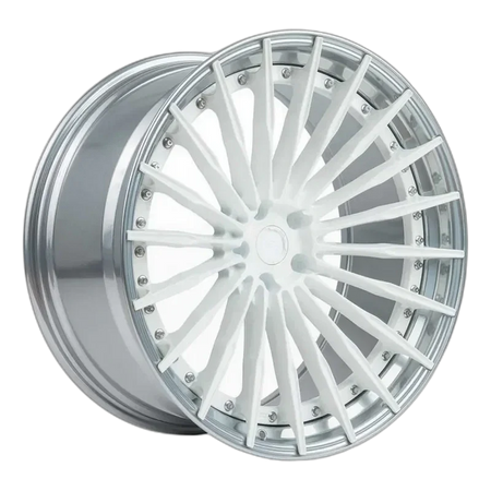Z-Performance ZP.MODULAR 2 | DEEP CONCAVE Pure White Center - Pure Aluminium Lip