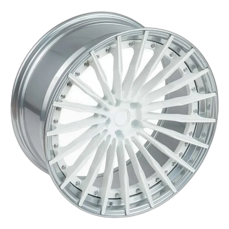 Z-Performance ZP.MODULAR 2 | DEEP CONCAVE Pure White Center - Pure Aluminium Lip
